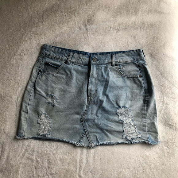 Denim Mini Skirt - Picture 1 of 3